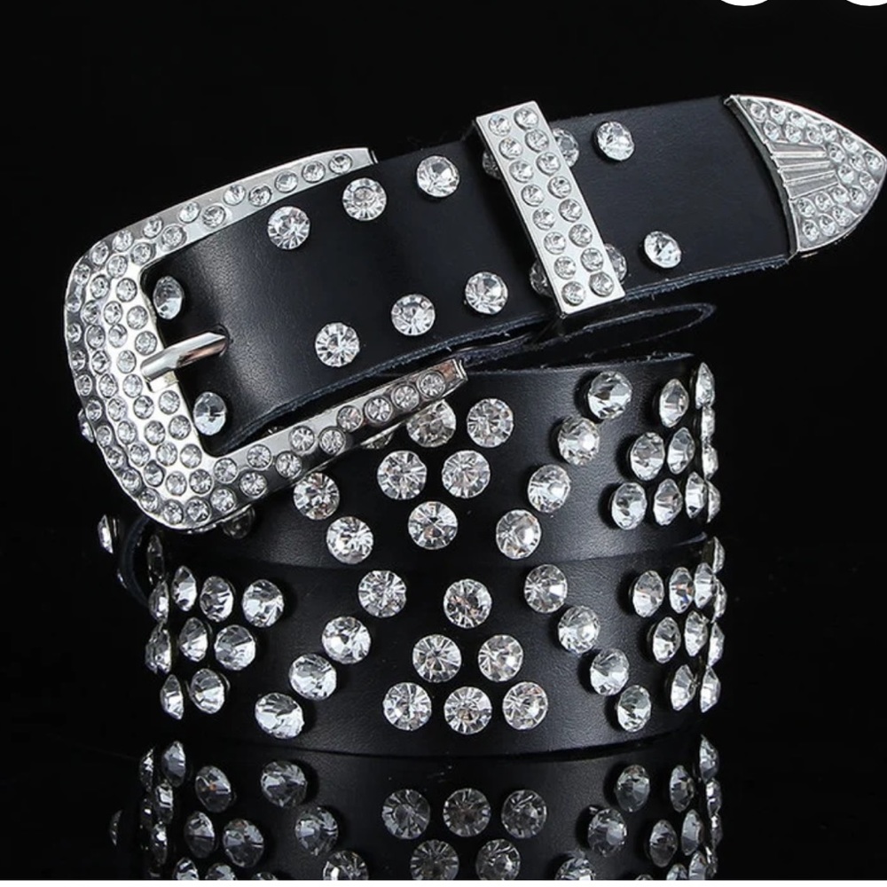 Chic Rhinestone Diamonds Belt